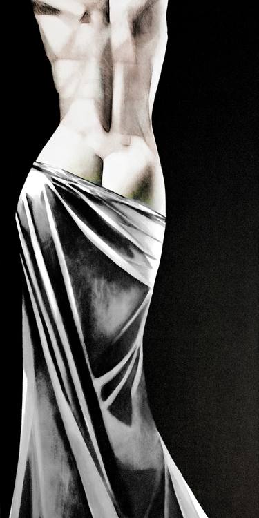 Print of Art Deco Erotic Mixed Media by Ira Tsantekidou