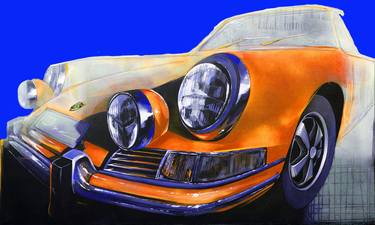 Print of Art Deco Automobile Paintings by Ira Tsantekidou