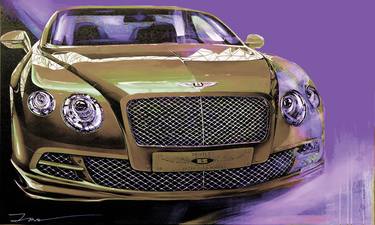 Bentley, Driving Dreams, version 18, overpainted print thumb