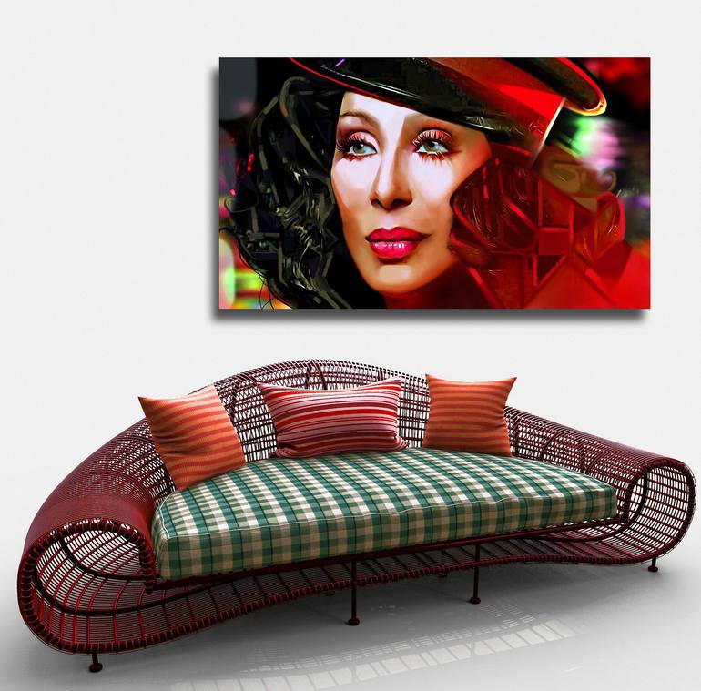 Original Art Deco Pop Culture/Celebrity Mixed Media by Ira Tsantekidou