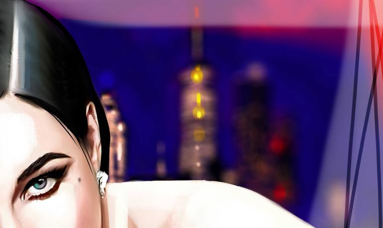 Original Art Deco Pop Culture/Celebrity Mixed Media by Ira Tsantekidou