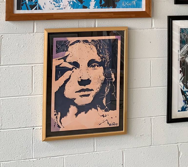 Original Figurative Women Painting by Bj Smith
