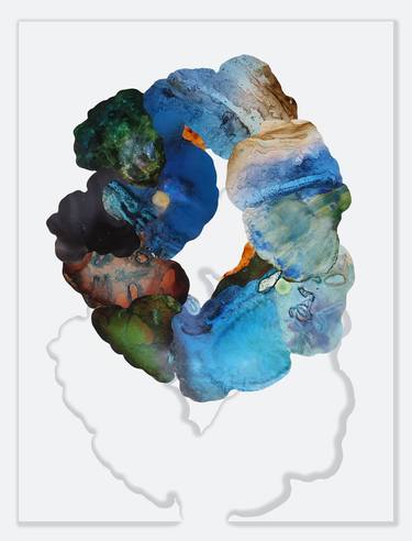 Original Abstract Expressionism Abstract Paintings by Ariadna Dane