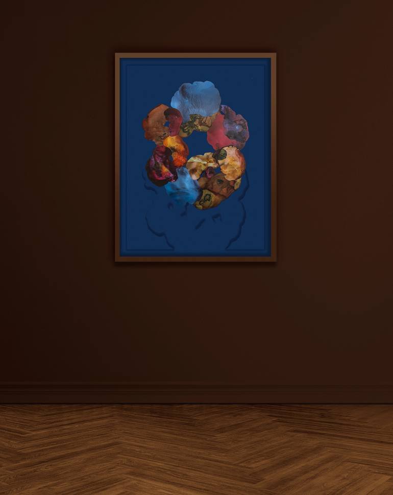 Original Abstract Expressionism Abstract Mixed Media by Ariadna Dane