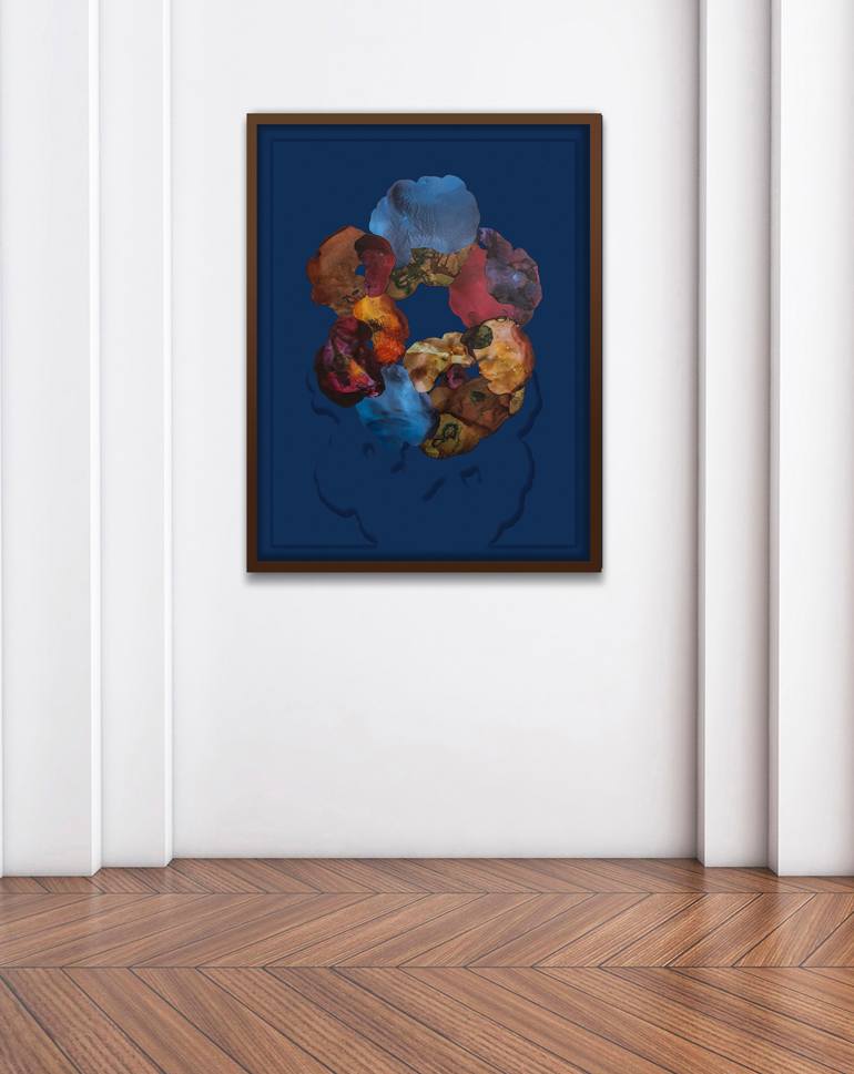 Original Abstract Expressionism Abstract Mixed Media by Ariadna Dane