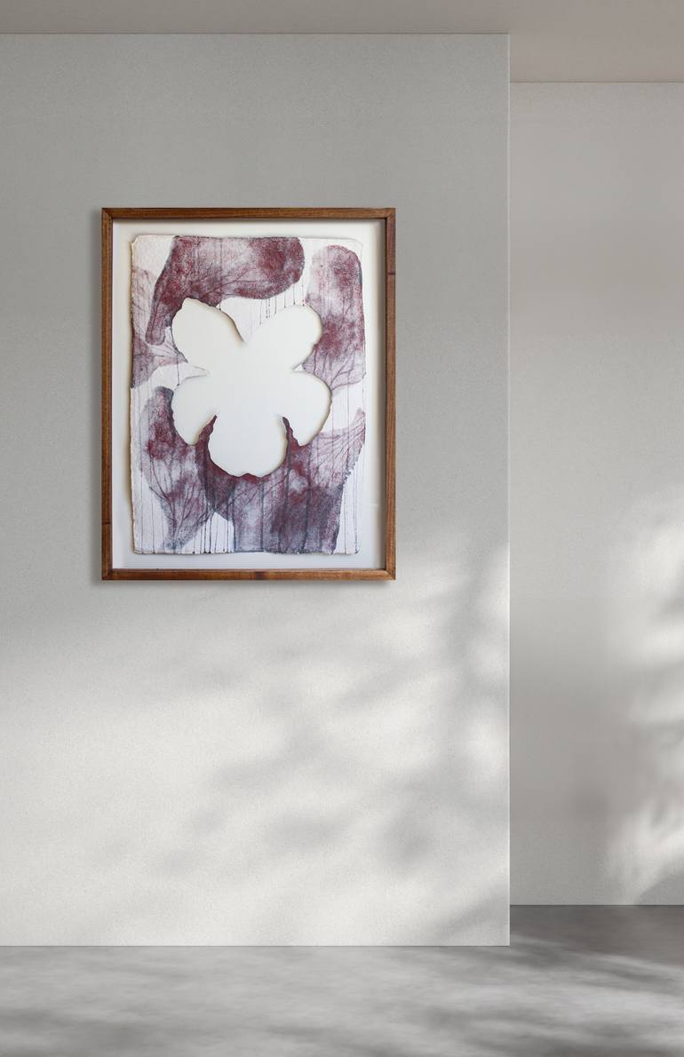 Original Abstract Botanic Painting by Ariadna Dane