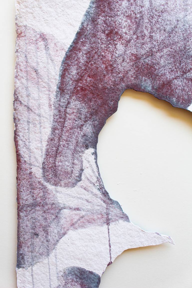 Original Abstract Botanic Painting by Ariadna Dane