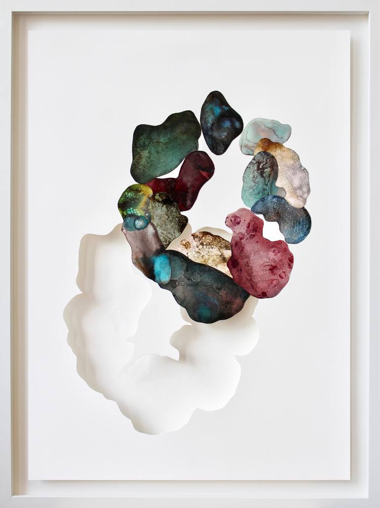 Original Abstract Nature Collage by Ariadna Dane