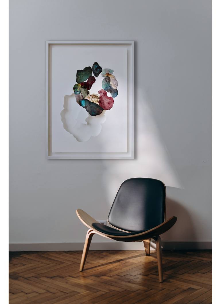 Original Abstract Nature Collage by Ariadna Dane