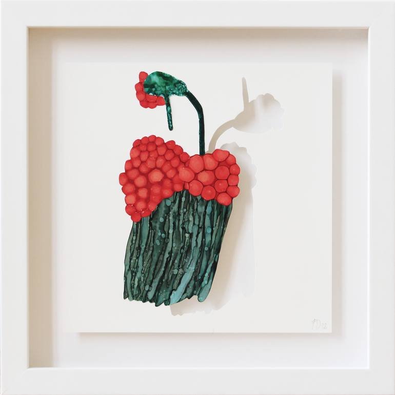 Original Abstract Botanic Paintings by Ariadna Dane