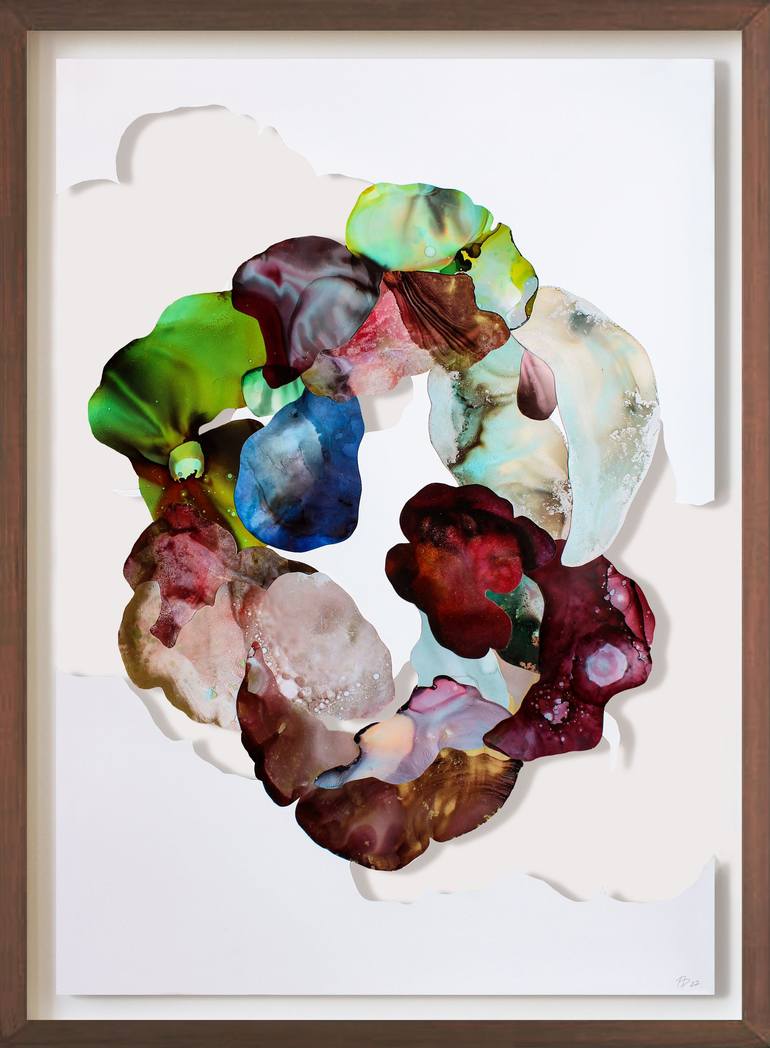 Original Abstract Nature Collage by Ariadna Dane