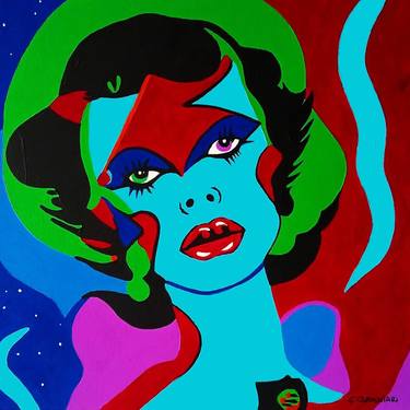 Original Pop Art Celebrity Paintings by Guido Corazziari