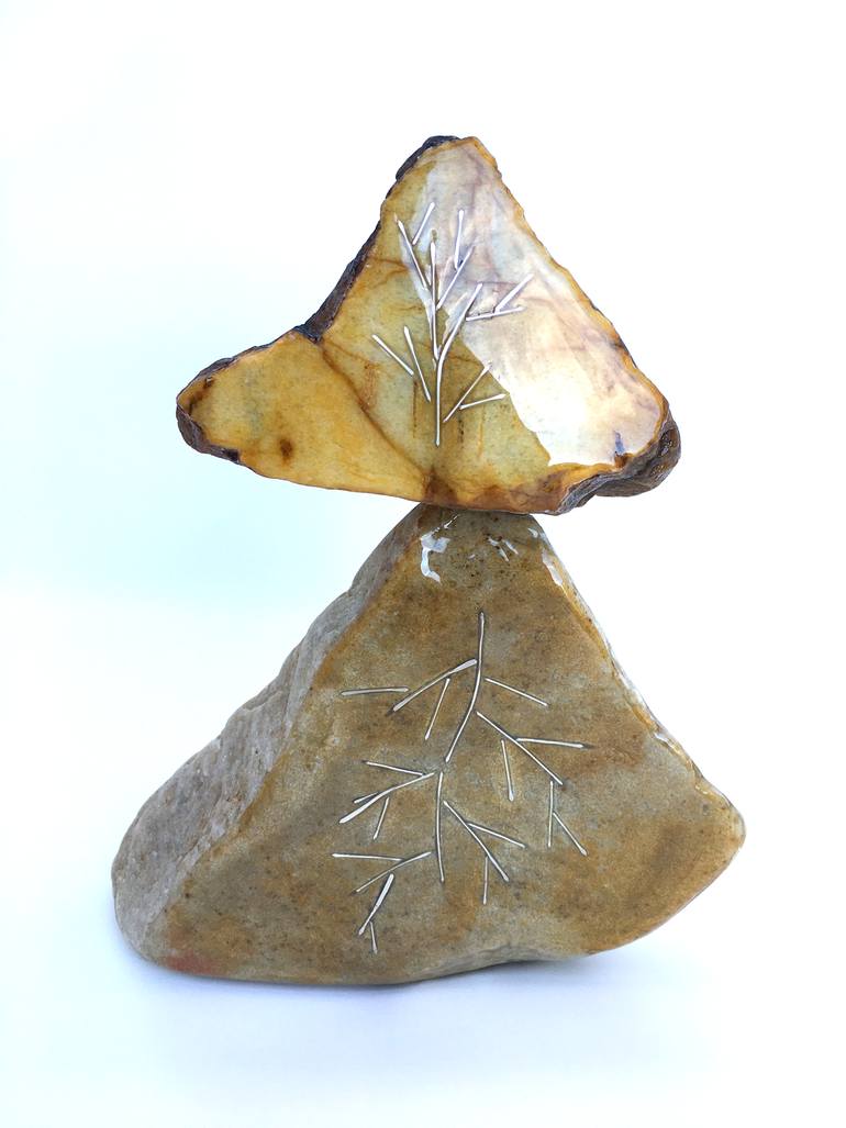 Original Abstract Expressionism Nature Sculpture by Yanina Salerno