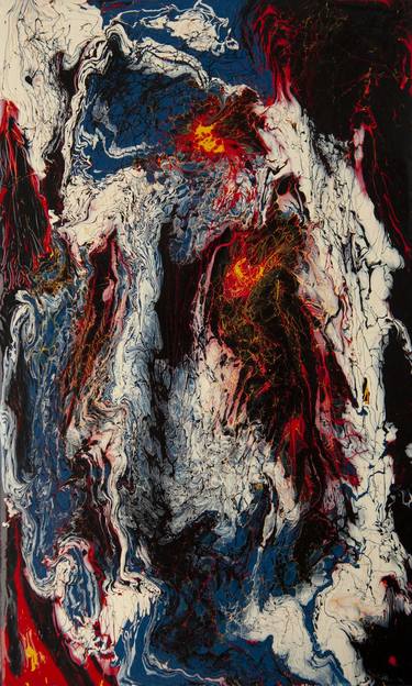 Original Abstract Expressionism Abstract Paintings by Sien-Sébastien Bouchard