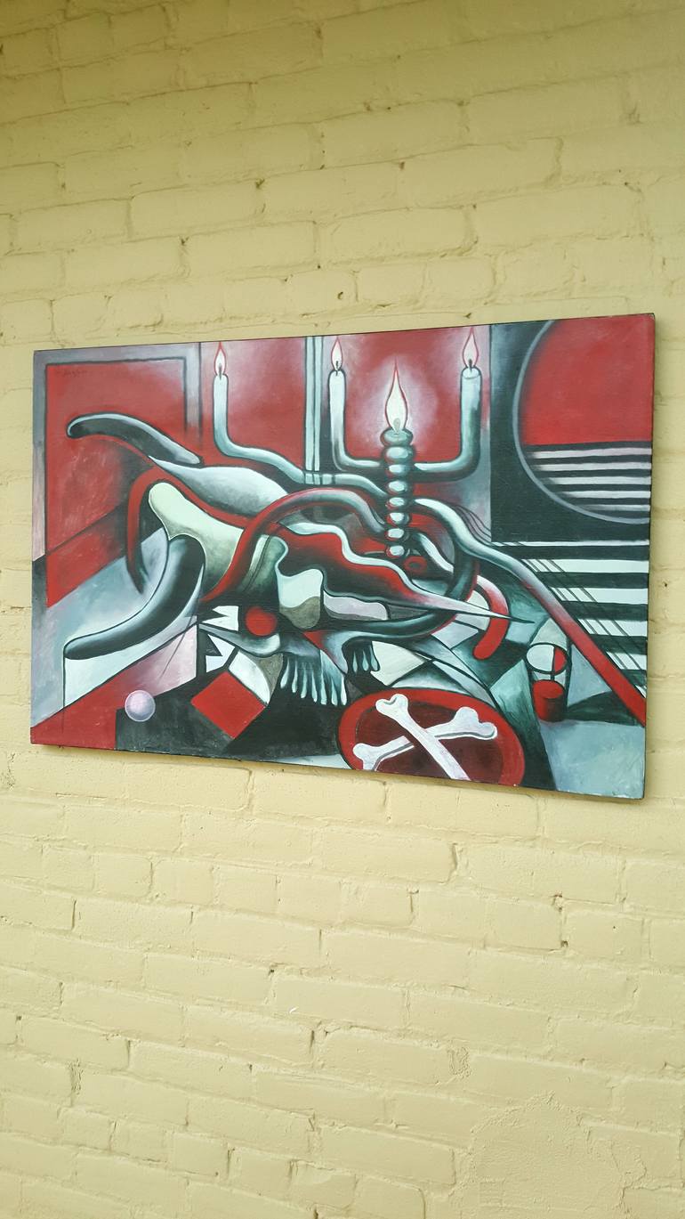 Original Cubism Other Painting by Sien-Sébastien Bouchard