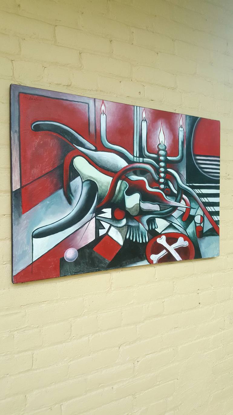Original Cubism Other Painting by Sien-Sébastien Bouchard