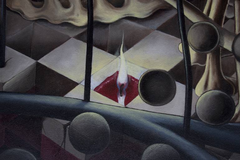 Original Surrealism Women Painting by Sien-Sébastien Bouchard