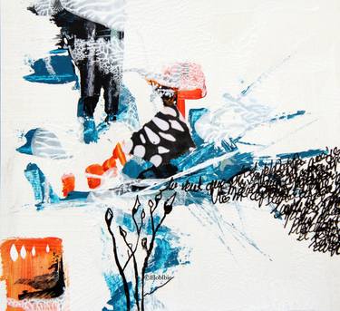 Print of Abstract Expressionism Abstract Collage by Elo Bibie