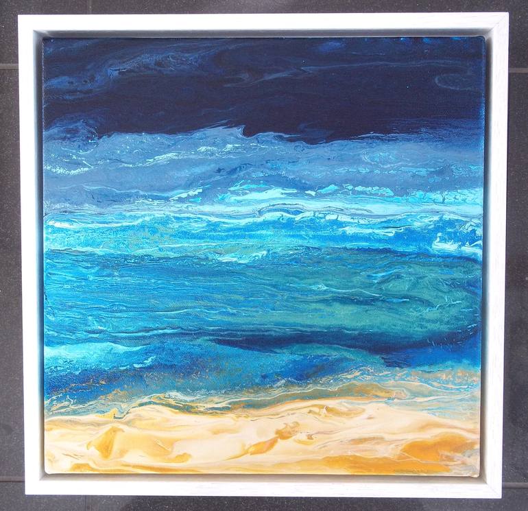 Original Abstract Seascape Painting by Yvette Zoffani