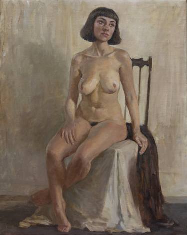 Print of Realism Nude Paintings by Yana Ros