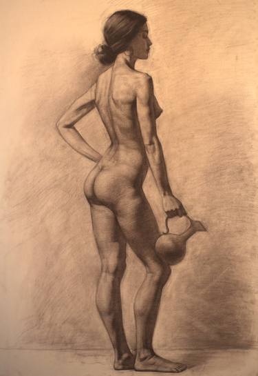Original Figurative Erotic Drawings by Yana Ros