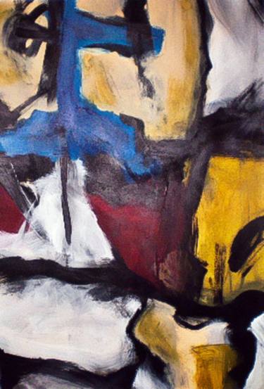 Original Abstract Expressionism Abstract Paintings by Ezequiel Alegranza