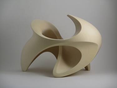 Abstract Wood Sculpture - Non-Local Movement No.7 - 2020 thumb