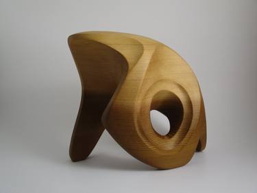 Abstract Wood Sculpture - The Return To Equilibrium No.1 - 2020 - Western Red Cedar, Wax thumb