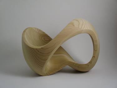 Abstract Wood Sculpture - The Moment of Reflection No.1 - 2020 - Western Red Cedar thumb
