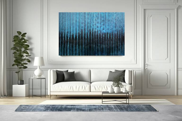 Original Conceptual Abstract Painting by Jude Gabriel
