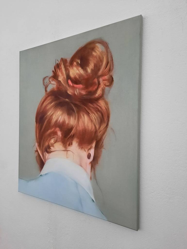 Original Figurative People Painting by Gudrun Eleonore Siegmund