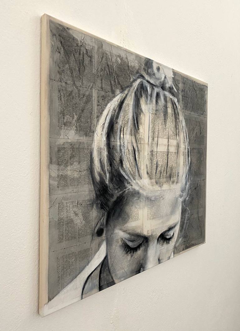 Original Figurative People Painting by Gudrun Eleonore Siegmund