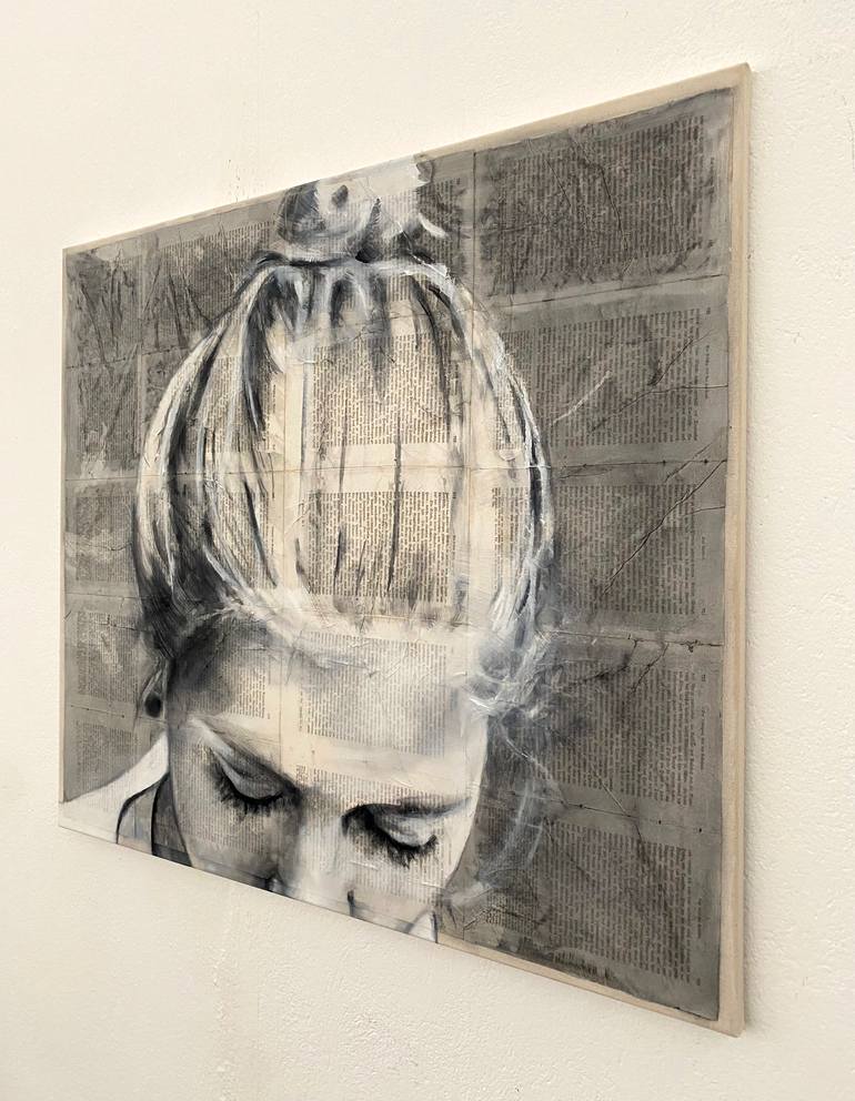 Original Figurative People Painting by Gudrun Eleonore Siegmund