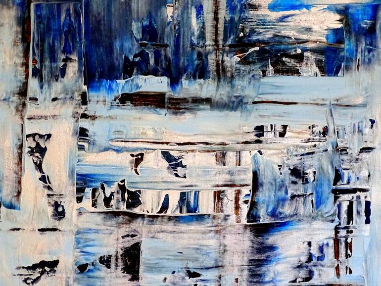Original Abstract Expressionism Abstract Painting by C B