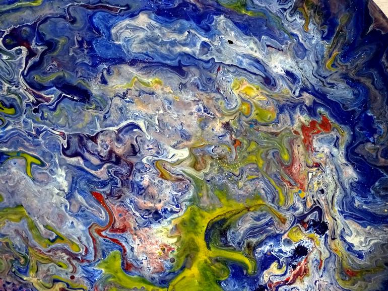 Original Abstract Expressionism Abstract Painting by C B