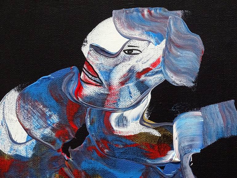 Original Abstract Expressionism Performing Arts Painting by C B