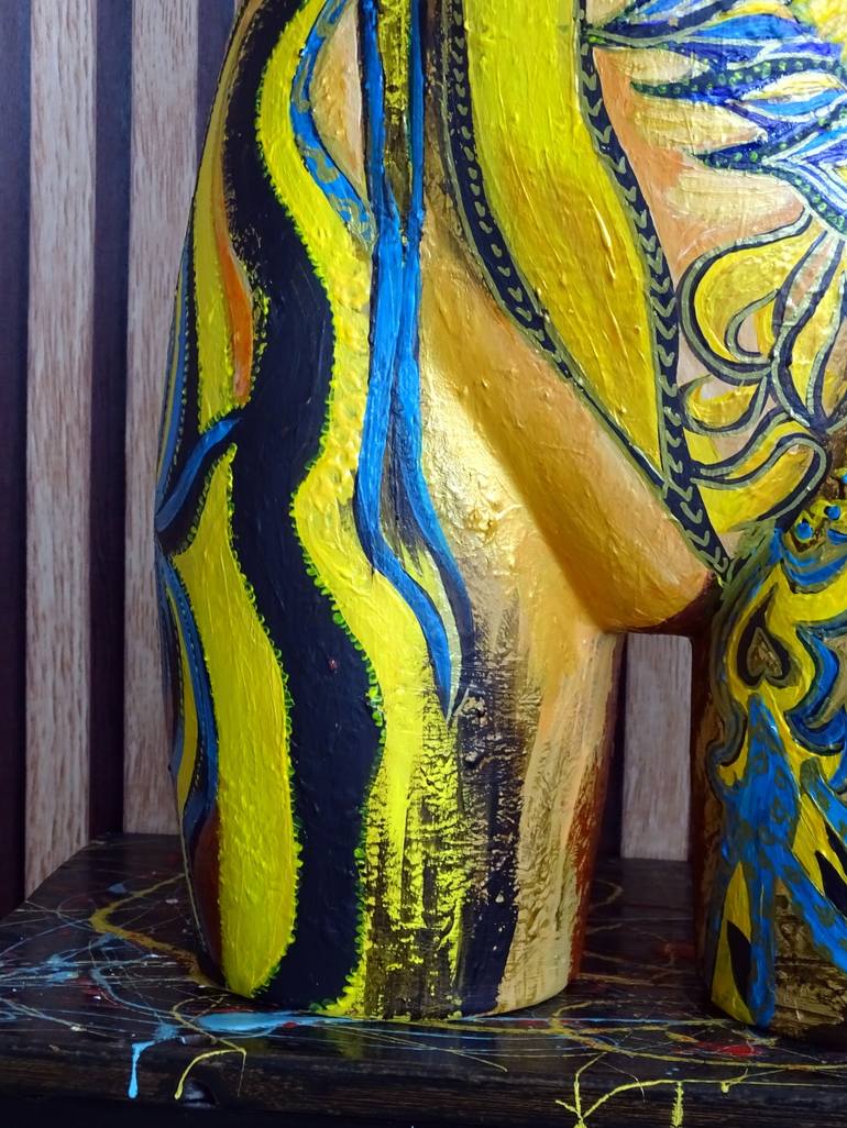 Original Figurative Nude Sculpture by CONRAD BLOEMERS
