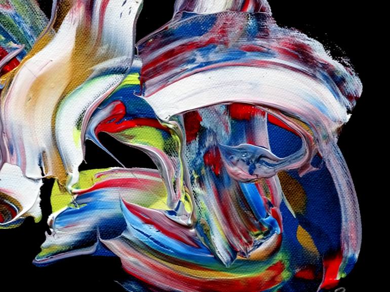 Original Abstract Expressionism Sports Painting by C B