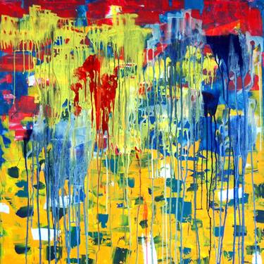 Original Abstract Expressionism Abstract Paintings by CONRAD BLOEMERS