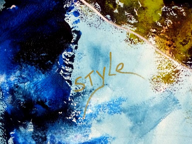 Original Abstract Expressionism Erotic Painting by C B