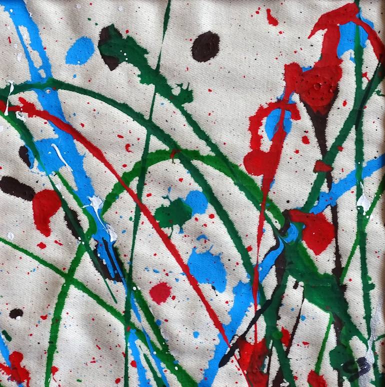 Original Abstract Expressionism Abstract Painting by C B