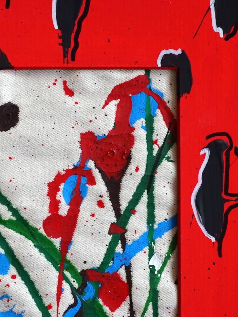 Original Abstract Expressionism Abstract Painting by C B