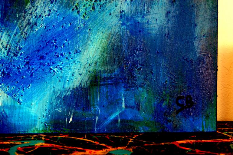 Original Abstract Expressionism Abstract Painting by C B