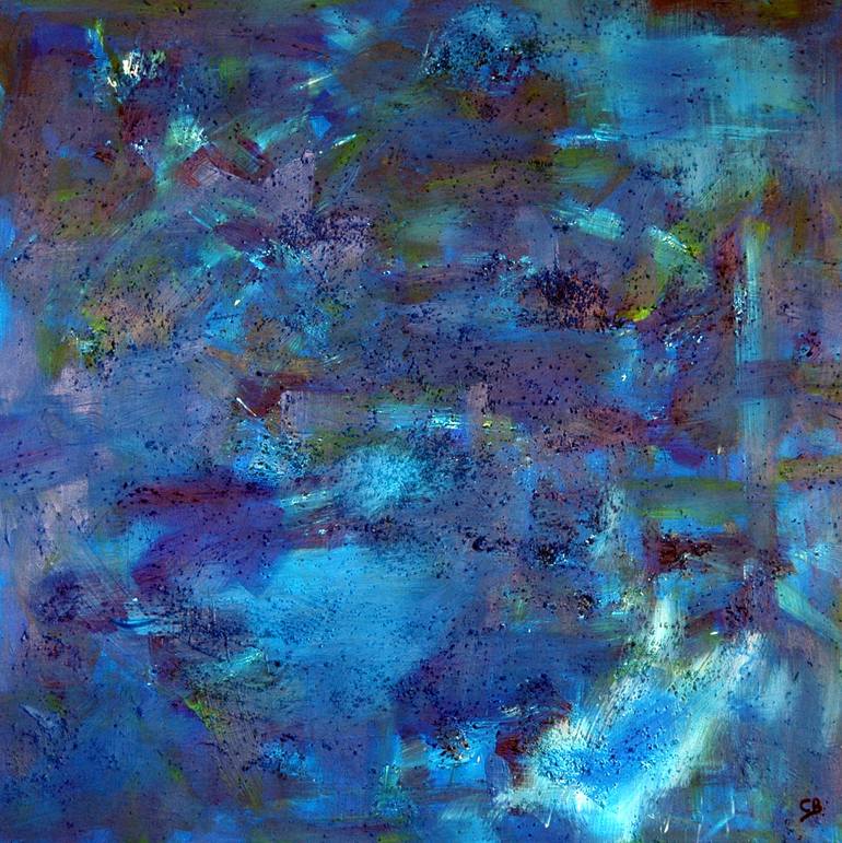 Original Abstract Expressionism Abstract Painting by C B