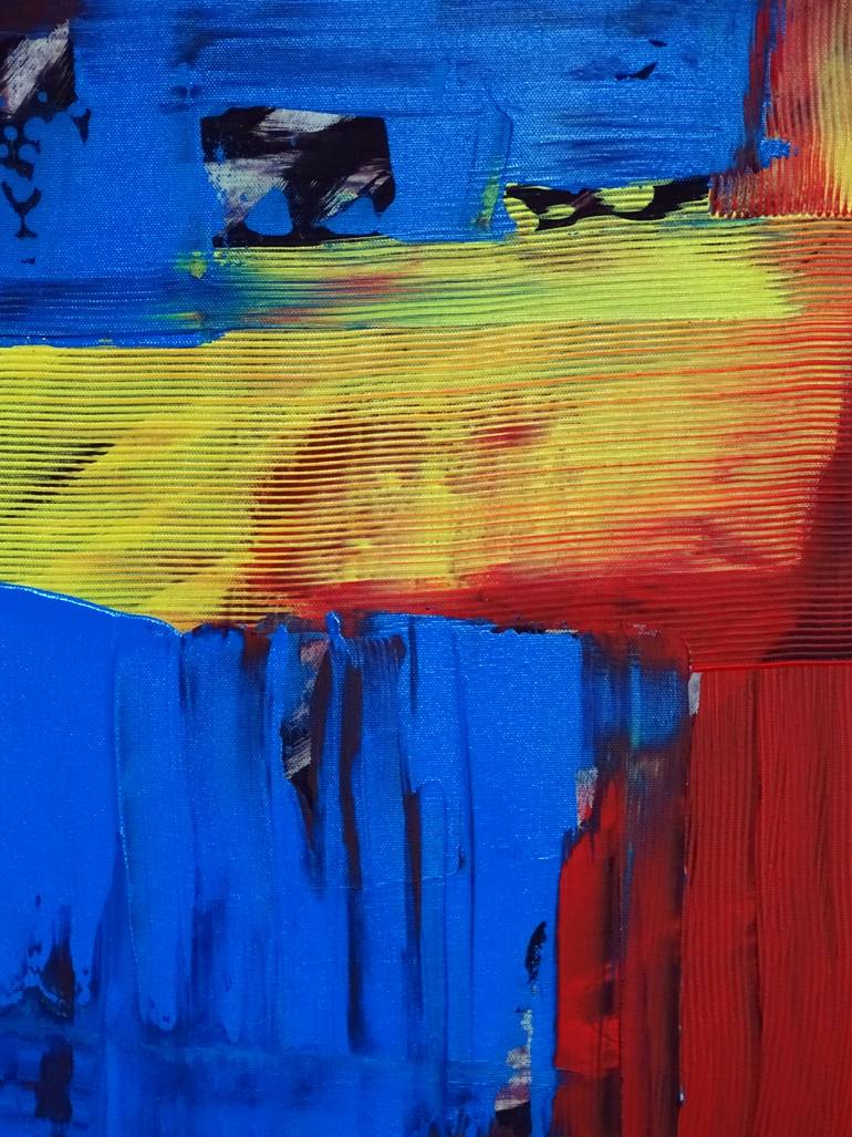 Original Abstract Expressionism Landscape Painting by C B