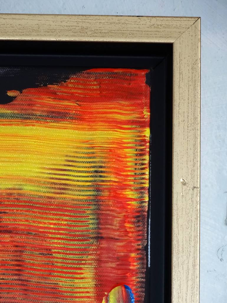 Original Abstract Expressionism Landscape Painting by C B