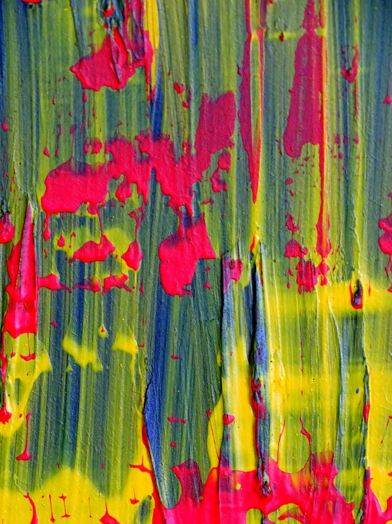 Original Abstract Expressionism Landscape Painting by C B