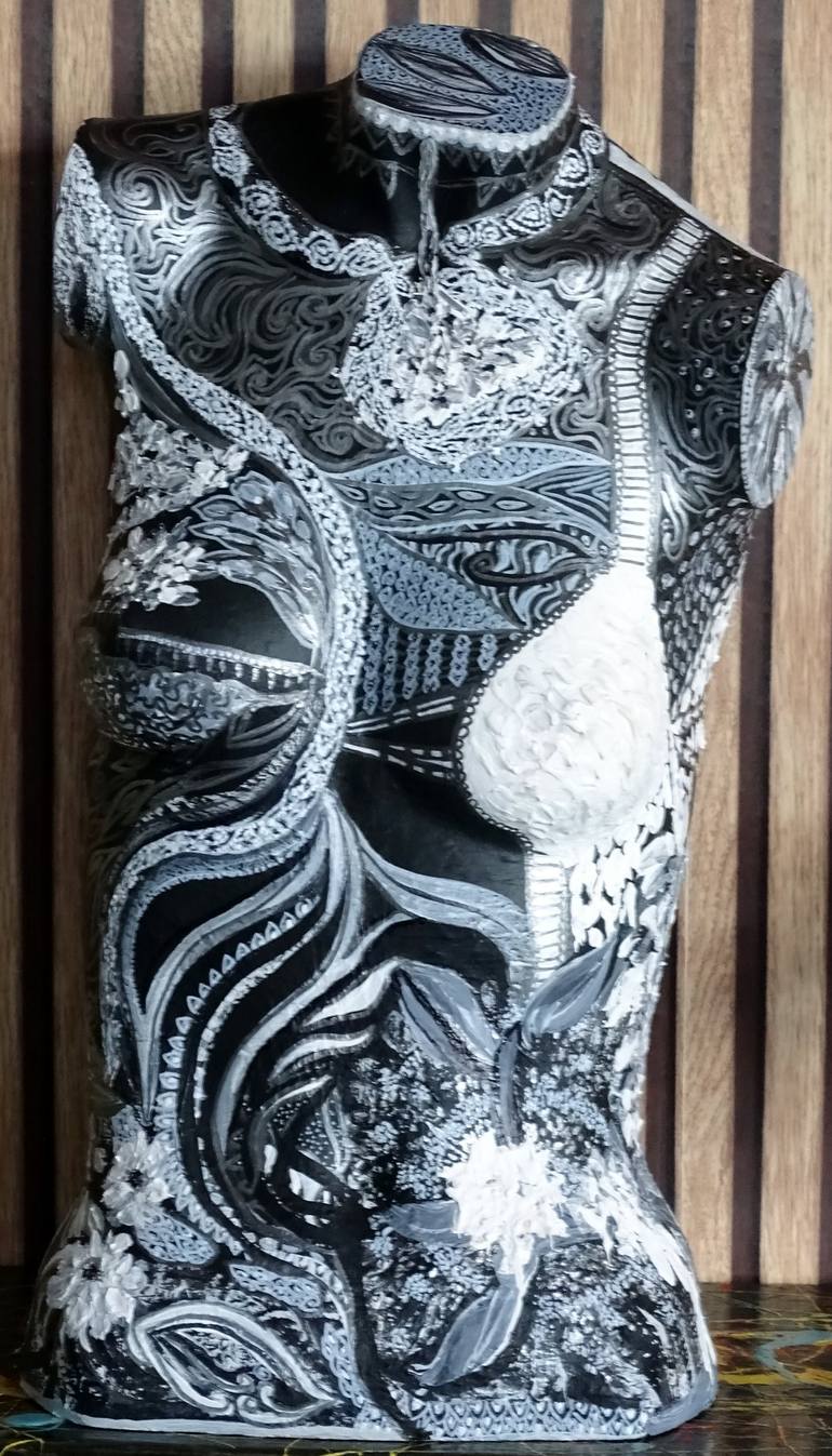 Original Abstract Expressionism Women Sculpture by C B