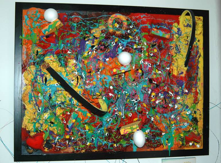 Original Abstract Expressionism Abstract Paintings by Conrad Bloemers