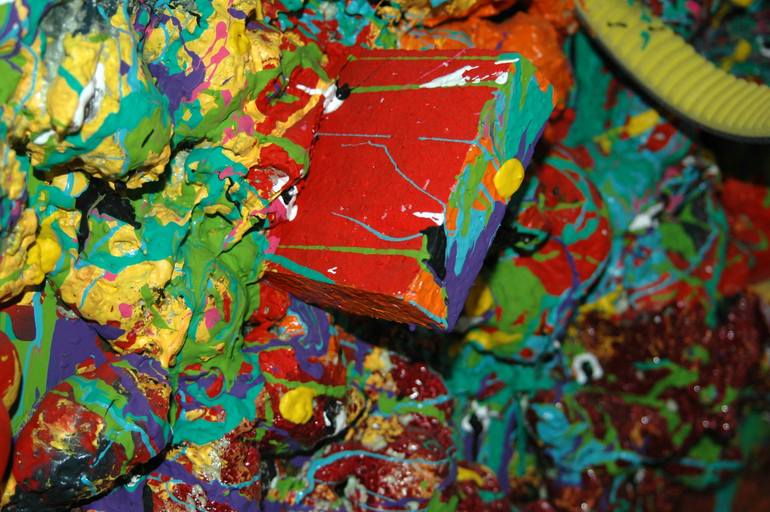 Original Abstract Expressionism Abstract Painting by C B